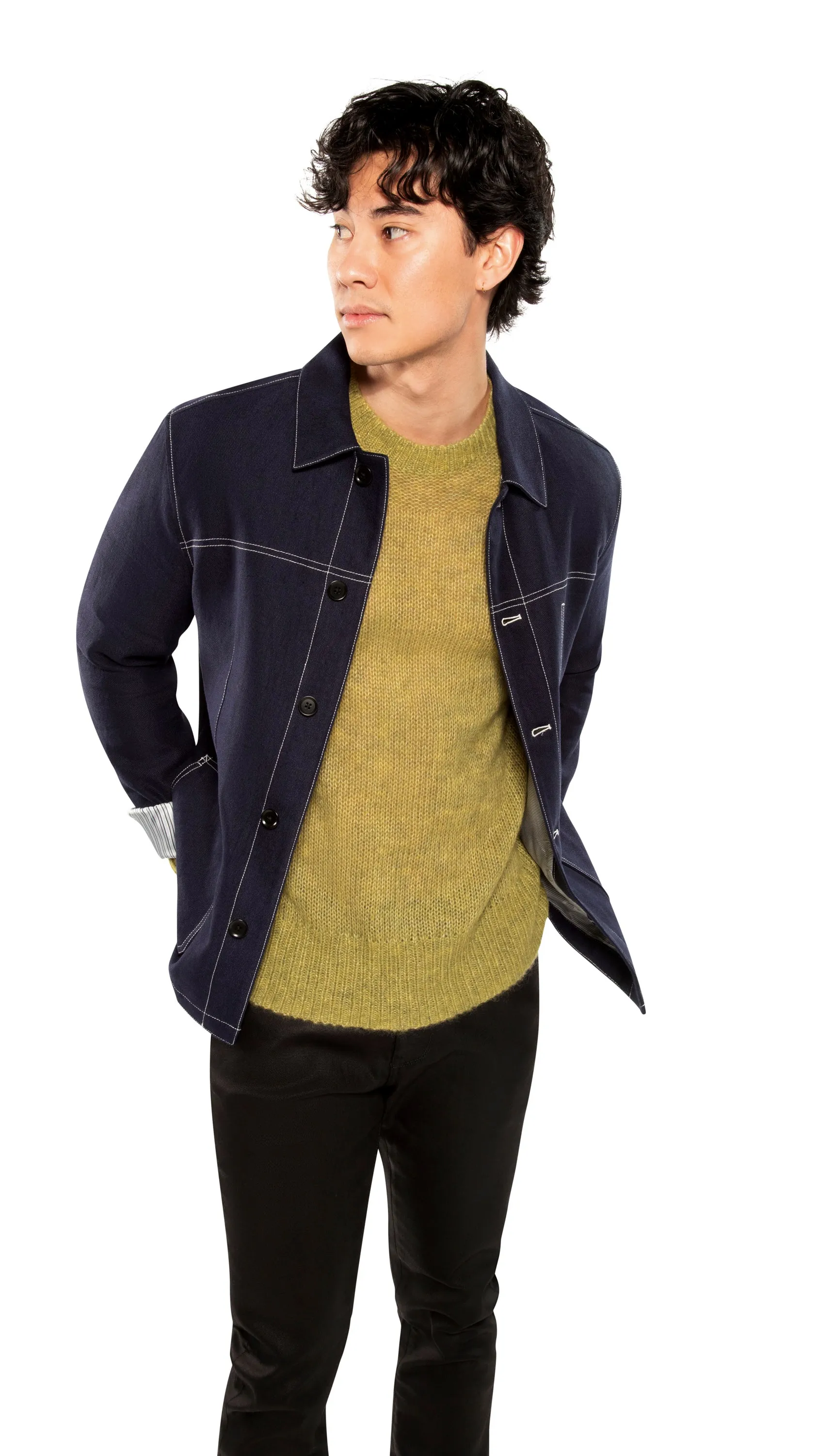 Alpaca Blend Sweater (Green Envy)