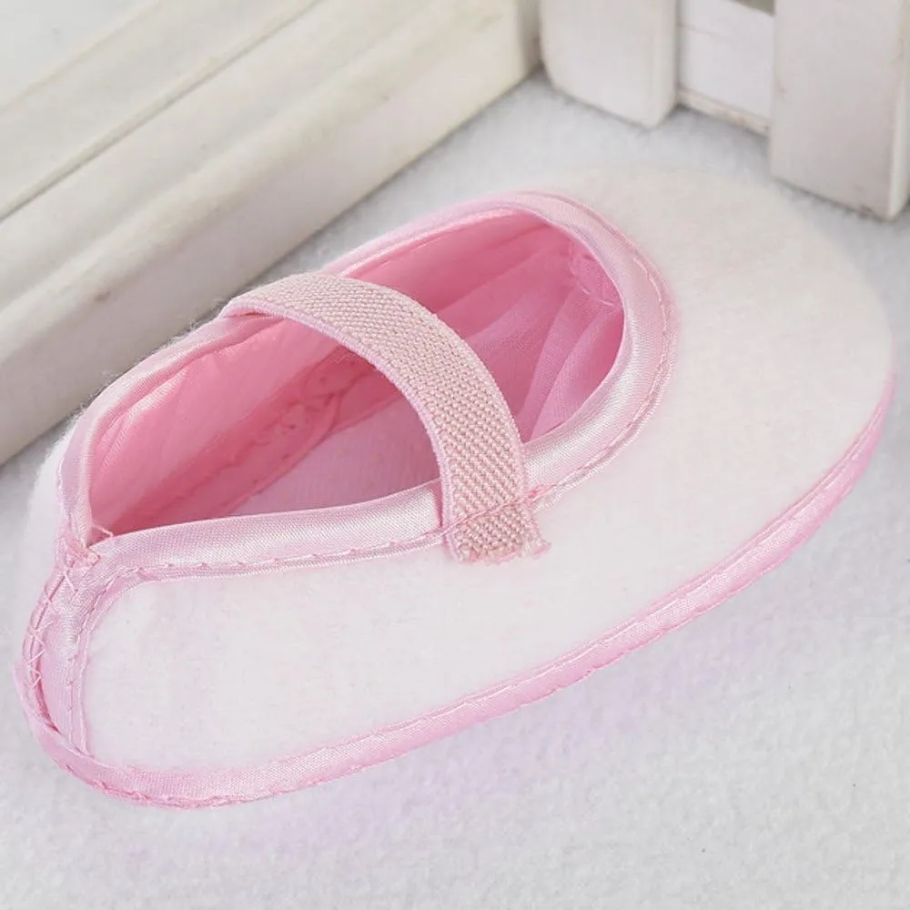 Babys Girls Flat Shoes Toddler Soft Sole Mary Jane Floral Princess First Walker Shoes